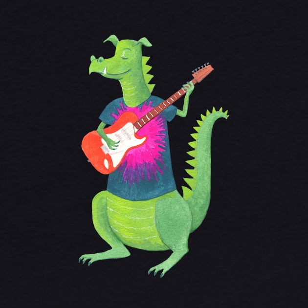 Dragon Guitarist by AlisonKolesar